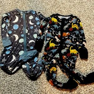 Little Sleepies Zip Sleepers - Boys- Size 12-18 months